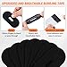 JolliLudo 300 Pcs Bowling Thumb Tape with Breathing Holes, Pre Cut Sweat Absorbing & Protective Sports Tape for Men Women, Includes Plastic Storage Box(Black)