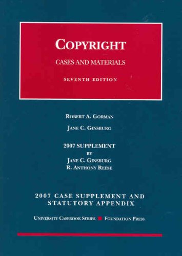 2007 Supplement and Statutory Appendix to Gorma... 1599412861 Book Cover