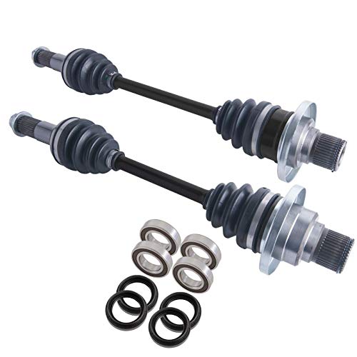 East Lake Axle replacement for rear cv axles & wheel bearings set Yamaha Grizzly 660 2002 ONLY