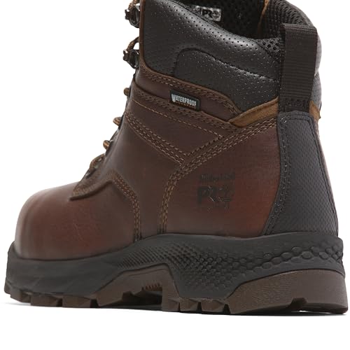 Timberland PRO Timberland PRO Women's TiTAN EV 6 Inch Composite Safety Toe Insulated Waterproof Industrial Work Boot, Coffee Tailgate Brown, 11W