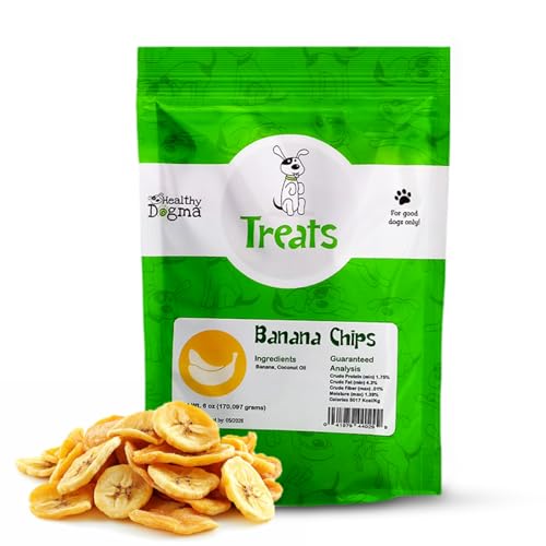 Healthy Dogma Banana Chips Treat for Dogs - All-Natural, &