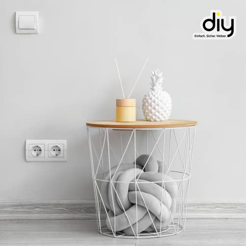 WEBER | Elektrikergips 5 kg | schnell härtend, abbindend & sehr weiß | für den Innenbereich | Baugips Modellgips Hobby Gips