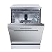 Haier Geschirrspüler freistehend 60 cm I Washlens Plus Series 2 I 14 Maßgedecke, 5 Programme, Aquastop-Schlauch, Besteckschublade, leise I XF 4B2E1S-84