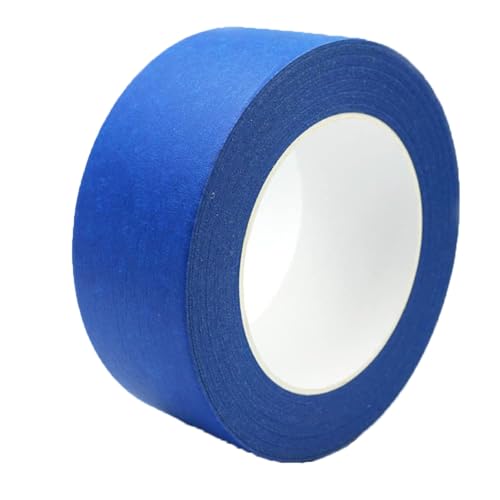 Zo.Yehaa Blue Painters Tape 2 inch Wide, Blue Masking Tape 2 inch x 55 Yards Paper Tape for Arts DIY Crafts Painting Labeling Decoration School Projects Home Office