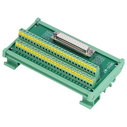 DB50 vers connecteur de terminal pour montage sur rail DIN