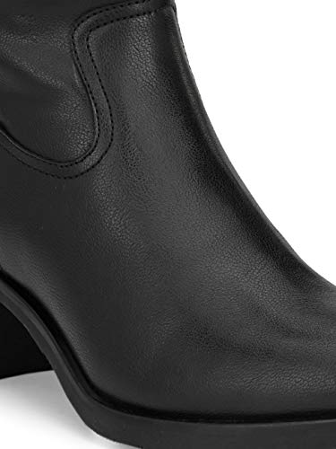Image of Delize Women's Black /Tan Knee Outdoor Boots
