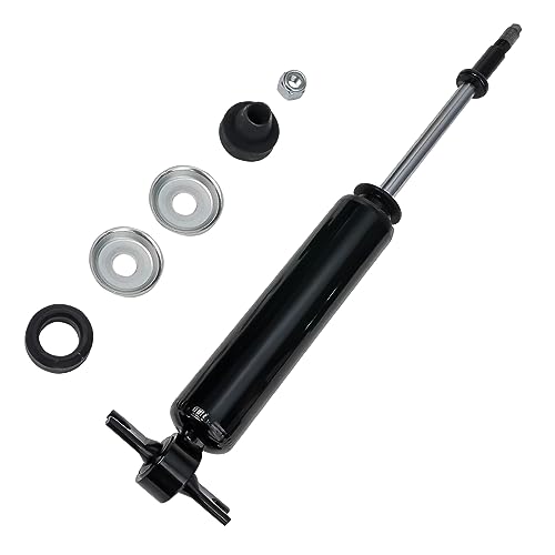 Image of Detroit Axle - Front Shock Absorbers for 2002-2008 Dodge Ram 1500 Replacement 2003 2004 2005 2006 2007, 2 Complete Shock Absorbers 2 Sway Bar Links