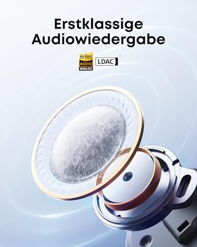 soundcore Liberty 5 by Anker, kabellose Earbuds mit Noise Cancelling, 2X stärkere Stimmreduktion, ANC in Echtzeit, Schnellladen, Dolby Audio, klare KI-Telefonate mit 6 Mics, Lange Akkulaufzeit