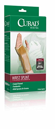 Curad Elastic Wrist Splint with Aluminum Stay, Right, X-Large