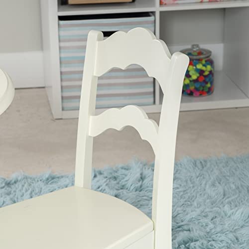 Powell Furniture Table And 2 Chairs, Cream Youth, Kid Size Chat Set #TOP3