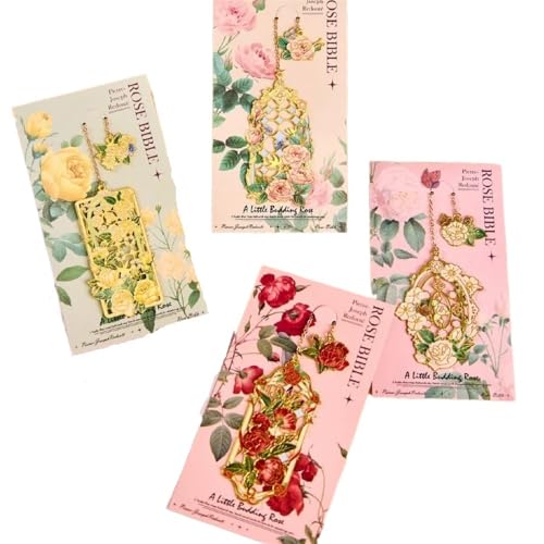 Marque-page en métal coffret de 4 couleurs cadeau bibliophile