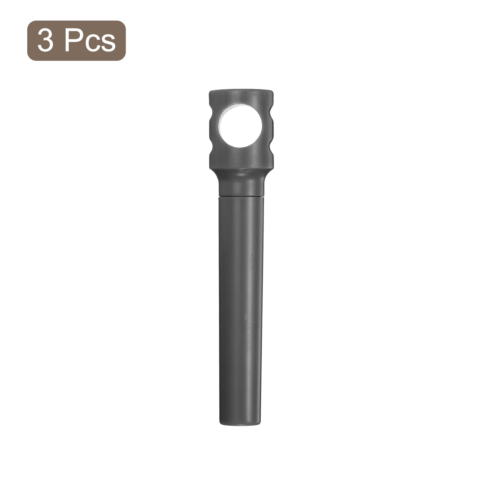 sourcing map 3 Stück 10,7 cm Reise Korkenzieher Tasche Korkenzieher Tragbare Weinöffner Kunststoff Mini Wein Korken Öffner für Camping Reisen, Schwarz