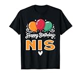 Photo Gallery buon compleanno dicendo nis maglietta Photo Gallery buon compleanno dicendo nis maglietta