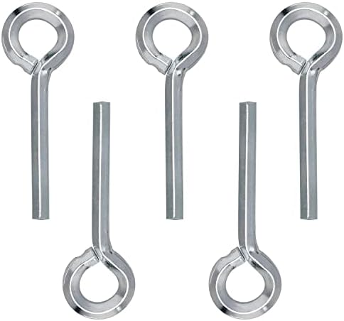 Hex Dogging Key MTQY 5PCS 7/32Inch Standard Hex Dogging Keys with Full Loop Solid Metal Allen Wrench Door Key for Push Bar Panic Exit Devices Silver