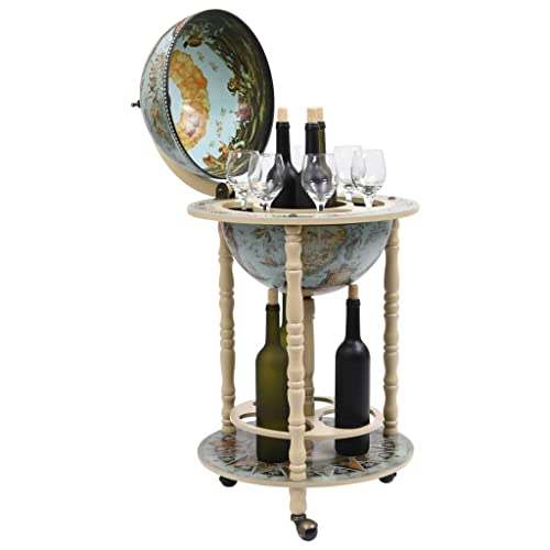 Mueble bar compacto con ruedas para ahorrar espacio en salones pequeños 3
