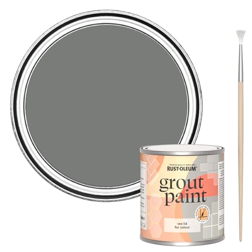 Rust-Oleum Grey Ultra-Durable Grout Paint - Torch Grey 250ml