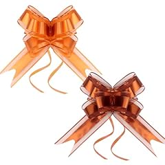 12 Pcs Orange & Coffee Brown