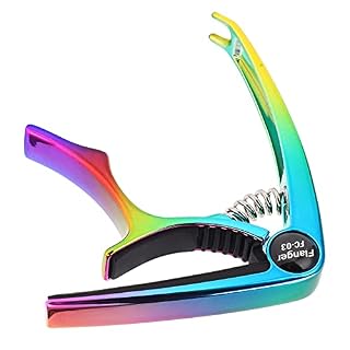 Capodastre de guitare , Capodastre de guitare électrique en alliage de zinc Couleurs magnifiques Folk Pop Accessoires… - Les Beatles, Paul McCartney, John Lennon, RIngo Starr, George Harrison Capodastre de guitare , Capodastre de guitare électrique en alliage de zinc Couleurs magnifiques Folk Pop Accessoires… – Image 3