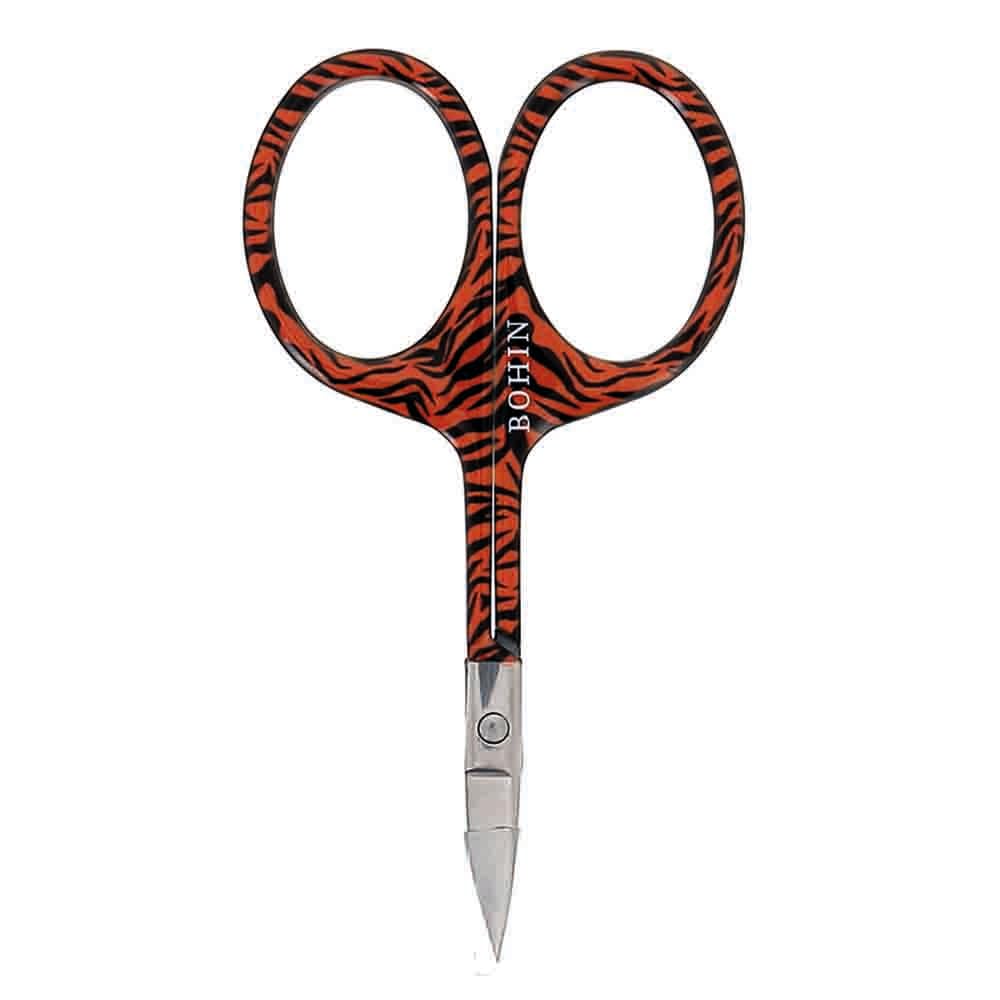 Bohin Tiger France - France Safari Collection Stainless Steel (9Cm) Print Fancy Embroidery Scissor - 1 Piece