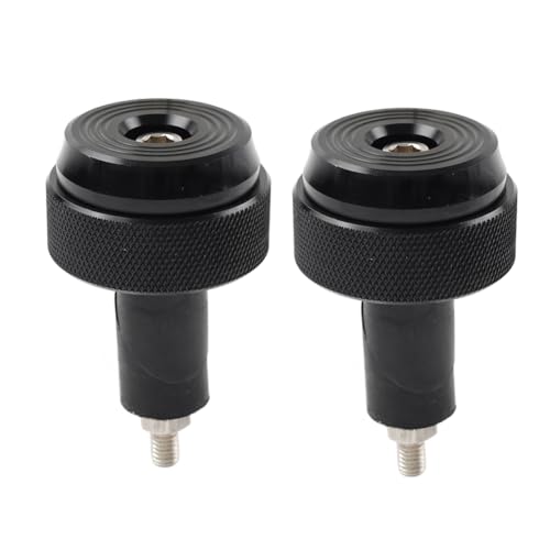 Embouts de guidon 22mm noir en aluminium pour moto et scooter