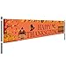 Large Happy Thanksgiving Banner, Thanksgiving Decorations, Fall Banner, Thanksgiving Turkey Maple Leaves Pumpkin Banner, Thanksgiving Party Outdoor & Indoor Decor Supplies (8.2 x 1.5 FT)