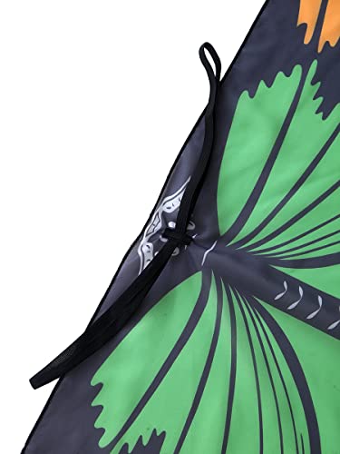Cismark Kids Butterfly-Wings Costume For Girls With Headband-Mask Children Butterfly Dress Up Cape Halloween Party Favors Gifts(Yegr3) #TOP1