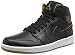 Nike Men's Air Jordan 1 Mid Black/Metallic Gold/White Basketball Shoe - 10 D(M) US