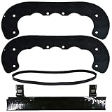 MDAIRC for Toro 99-9313 KIT Power Clear 21' Replacement Paddles (2 pcs) 99-9313, Scraper Bar (1 pcs) 133-5585 and Belt (1 Set) 108-4921 for CCR2000 CCR2450 CCR3000 CCR3650