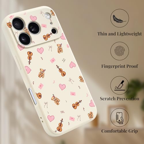 Coque silicone iPhone 17 Pro Max blanc premium avec étui magnétique - 4