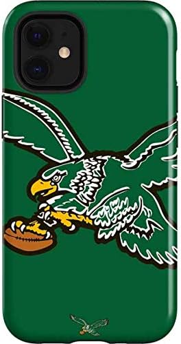 Skinit Impact Phone Case Compatible with iPhone 12 Mini - Officially Licensed NFL Philadelphia Eagles Retro Logo Design