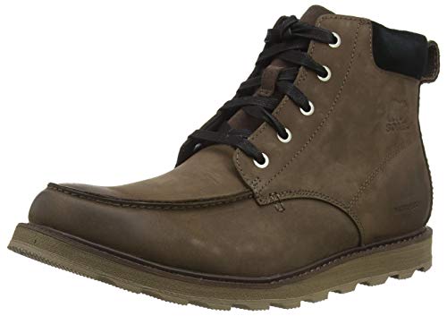 SOREL Madson Moc Toe Waterproof Bruno/Black 9 D (M)