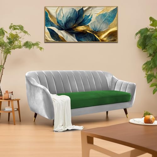 Image of Atticus 3-Seater Premium Fabric Sofa for Living Room, Office & Home (Green Grey) | Comfortable Modern Sofa Couch for Hall & Guest Room | Stylish Durable Furniture with 1-Year Warranty
