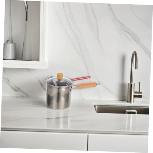 Panier à friture OUNONA avec friteuse 3l en acier inoxydable pour cuisine compacte