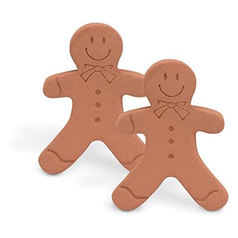 Brown Sugar Bear Original Brown Sugar Saver and Softener, Terracotta, Gingerbread Girl, Set of 2 Cover