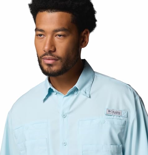 Image of Columbia Men Omni-Shade Tamiami II Shirt for Hiking | Trekking | Camping | Safari | Sun Protection