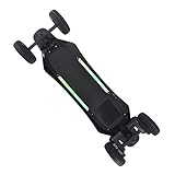 Garantía de seguridad: esta patineta de longboard eléctrica bien construida es segura para montar, los patinetas son el modo de transporte perfecto para usted.No solo son divertidos y excelentes ejercicios, son una gran plataforma de aprendizaje para permitirle continuar desarrollando fuerza, equilibrio y reflejos.