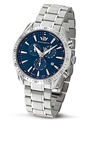 Preisvergleich Produktbild Philip Watch Herren-Armbanduhr Blaze Chronograph Quarz Edelstahl R8273995235