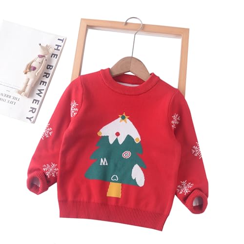 Image of Ugly Christmas Sweater for Girls Funny Xmas Knit Pullover Shirts Kids Child Holiday Jumper Tops Outfit 2-14 Years