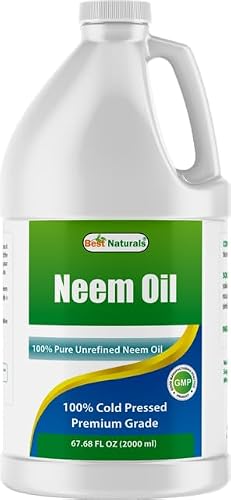 Best Naturals 100% Pure Neem Oil, 68 OZ (2000 ML)