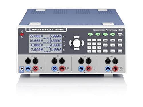 Rohde & Schwarz HMP4040 Programmable 4 Output High-Performance Power Supply, 4 x 0V to 32V/0 Amp to 10 Amp, 384W Maximum