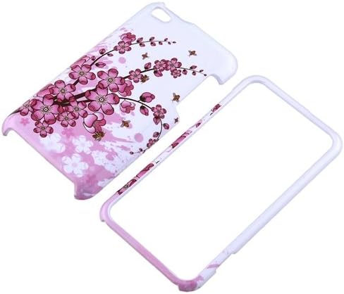 Snap On Protector Hard Case for iPod Touch 4th Generation, 4th Gen Spring Flower Design Pink