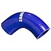 Produktbild Samco Silikonschlauch 90 Grad Ecke - Länge 102mm - Ø57mm - Blau