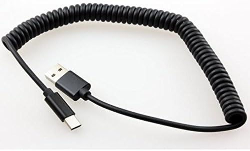 Miniatura 2 de Cable USB compatible con Motorola Moto G7 - Cable de carga tipo C en espiral Cable de alimentación USB-C para Moto G7