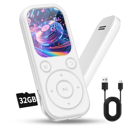 Amazon.co.jp: MP3プレーヤー Bluetooth 5.4 MP3プレイヤー 32GB 最大