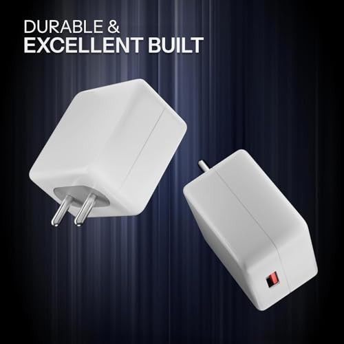 Image of Original 65w Rapid Charging Plug | Turbo VOOC Power Supply | High Speed Wall Charger | Compatible with op po K3 op po Find X op po Reno 2 & More | (Only Adapter)