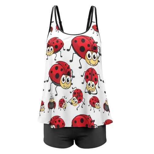 Bikini avec short de garçon Coccinelle contre les complexes - 4