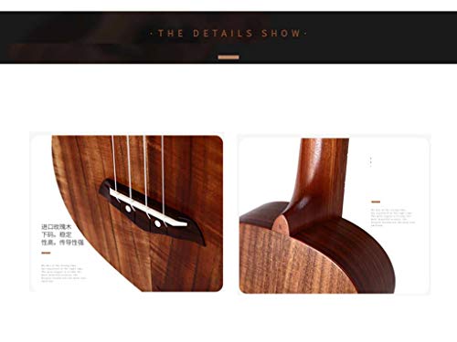 Concert Ukulélé, Premium Acacia Bois Bois Entier Ukulélé 23 Pouces Avec Sac Pour Débutants Avancée-26pouces - Les Beatles, Paul McCartney, John Lennon, RIngo Starr, George Harrison Concert Ukulélé, Premium Acacia Bois Bois Entier Ukulélé 23 Pouces Avec Sac Pour Débutants Avancée-26pouces – Image 5