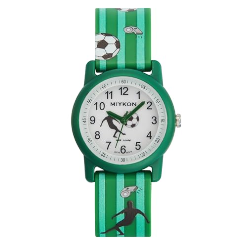 Image of Miykon Kids Watches for Boys and Girls - Educational Time-Telling Gift for Kids Aged 3-15, Toddlers, Preschoolers, and School-Aged Children - Easy to Read Analog Watch, Soft Resin Band, Japanese Quartz, 100M Water Resistant