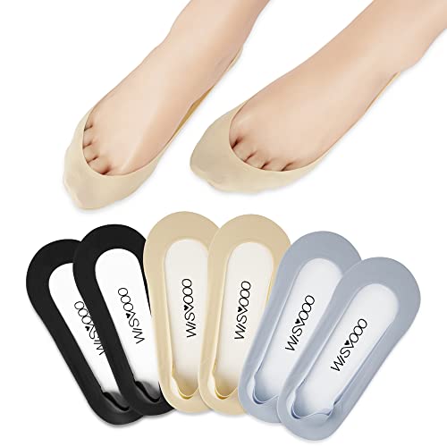 Wisvooo No Show Socks Womens Liner Socks Ultra Low Cut Non Slip Invisible Socks For Flats #TOP4