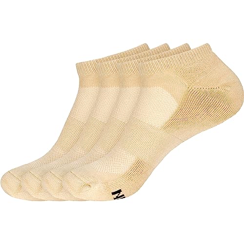 Image of BambooMN Men and Women's Rayon from Bamboo Low Cut Ankle Socks for Sports, Work and Everyday Wear - 4 Pairs - Unisex Sizing